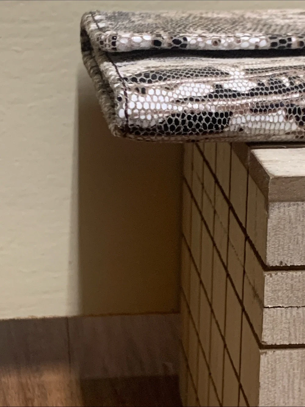 HOBO Snake Print Leather Wallet